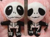 nightmare before christmas anime plush doll