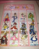 card captor sakura anime keychain set