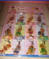 card captor sakura anime keychain set