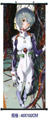 eva anime wallscroll