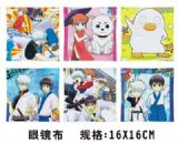 gintama anime glass cloth