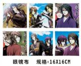 hakuoki anime glass cloth