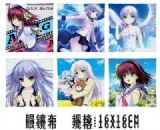 angel beats anime glass cloth