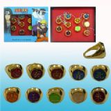 Naruto Anime ring set