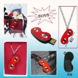 gintama anime usb necklace