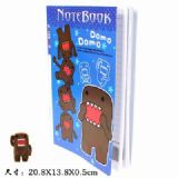 Domo Kun Notebook(price for 5 pcs,radom selection)