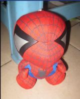 spiderman anime plush doll