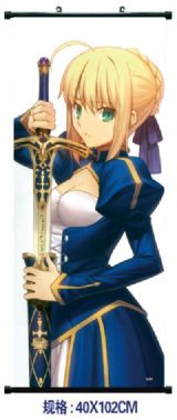 fate stay night anime wallscroll