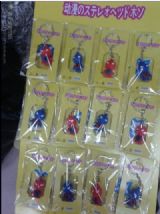 spiderman anime keychain set