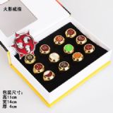 Naruto Rings and Brooch Set