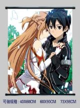 Sword Art Online anime scroll