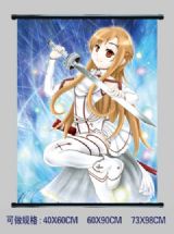 Sword Art Online anime scroll