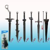 sword art online anime keychain