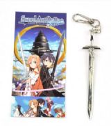 sword art online anime keychain