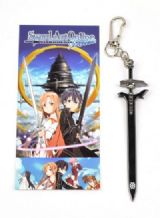 sword art online anime keychain