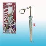 sword art online anime keychain