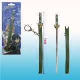 sword art online anime keychain