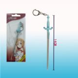 sword art online anime keychain