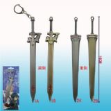 sword art online anime keychain