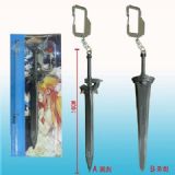 sword art online anime keychain