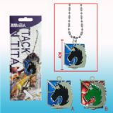 attack on titan anime necklace