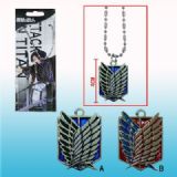 attack on titan anime necklace