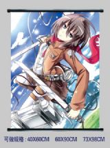 attack on titan anime wallscroll