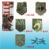 attack on titan anime brooch