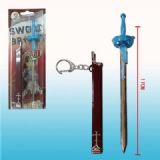 sword art online anime keychain