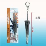 sword art online anime keychain