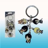 attack on titan anime keychain