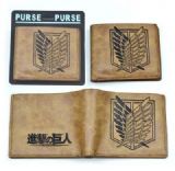 attack on titan anime wallet