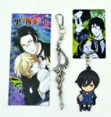 kuroshitsuji anime keychain set