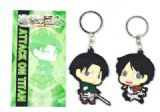 Attack on Titan anime keychain