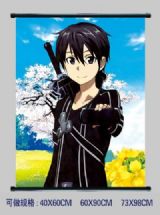 Sword Art Online anime wall scroll