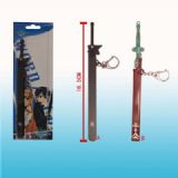 sword art online anime keychain