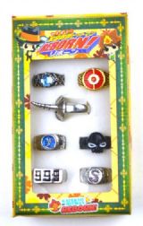 hitman reborn anime ring set