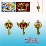 sailormoon anime necklace set