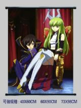 Geass anime wall scroll