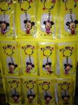 mickey anime keychain set