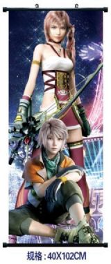 final fantasy anime wallscroll