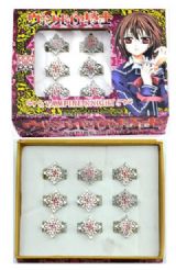 vampire anime ring set