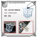 Transformers anime necklace