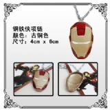 Iron man anime necklace