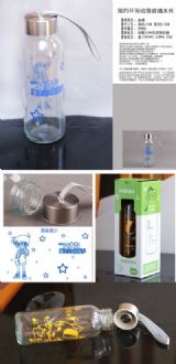 Detective Conan anime glass bottle