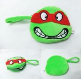 Turtles anime plush coin purse/wallet(red)