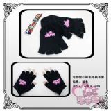 Shugo Chara anime Half finger gloves