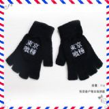 Tokyo Ghoul anime half fingers glove