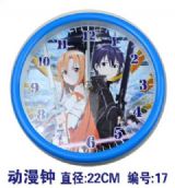 sword art online anime clock