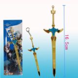 sword art online anime keychain